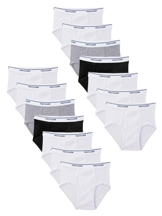 Fruit Of The Loom Boys' Wardrobe Briefs Assorted 14 Pack