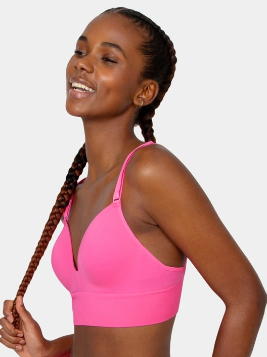 Fruit Of The Loom 'Confidence Boost' Seamless Push Up Bra 2 Pack