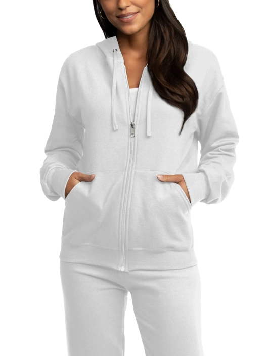 Fruit Of The Loom EverSoft® Fleece Full Zip Hoodie Sweatshirt