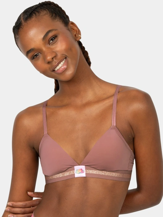 Fruit Of The Loom 'FOMO Free' Triangle Bralette 2 Pack