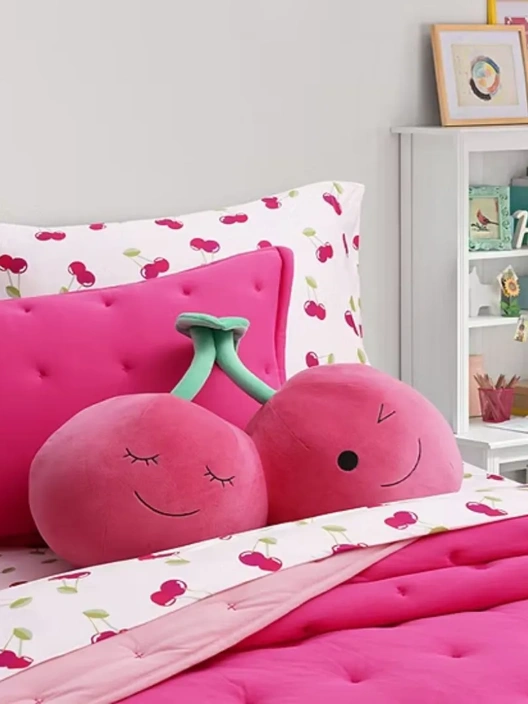 fruit of the loom Cherry Throw Pillow