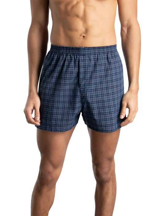 Fruit Of The Loom Men's Boxers Tartan 3 Pack