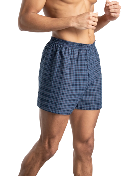 Fruit Of The Loom Men's Boxers Tartan 3 Pack