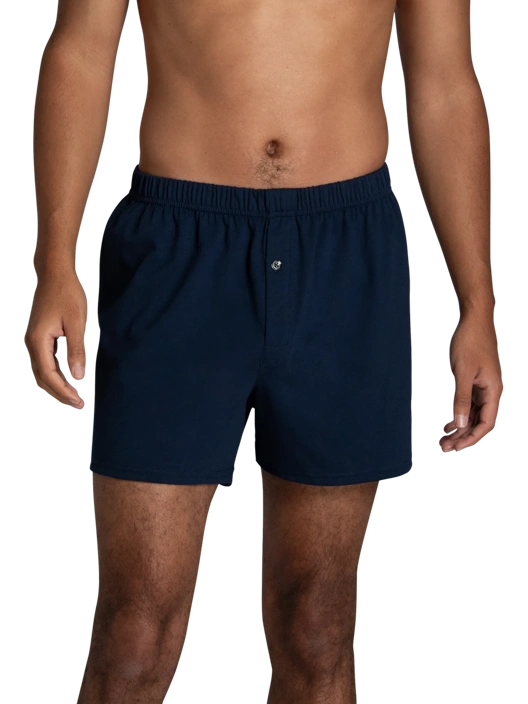 Fruit Of The Loom Men's Knit Boxer Assorted 6 Pack