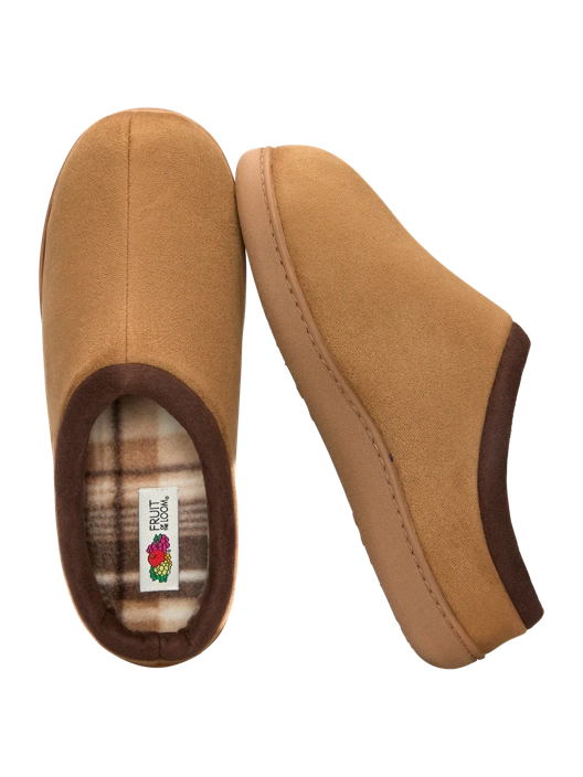 fruit of the loom Men's Microsuede Clog fruit of the loom Men's Microsuede Clog