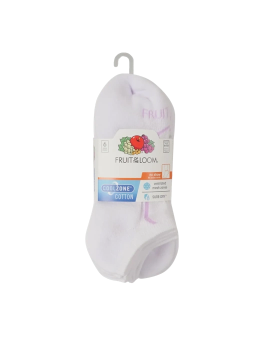 Fruit Of The Loom No Show Socks
