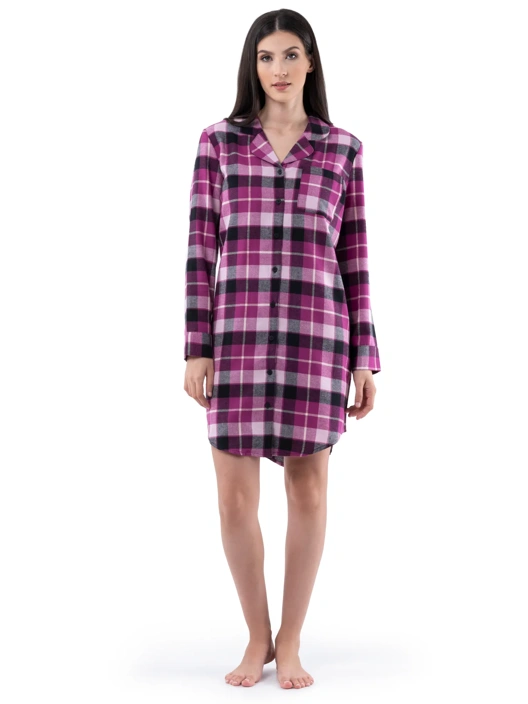 Fruit Of The Loom Women's Flannel Sleepshirt