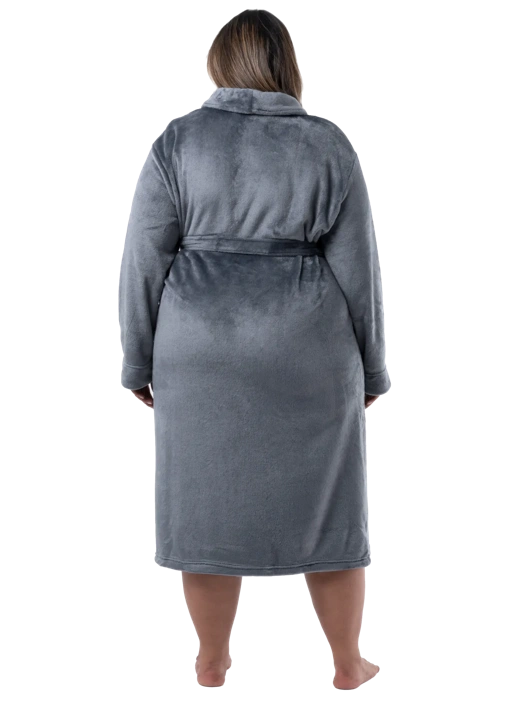 Fruit Of The Loom Women's Plus Fleece Robe