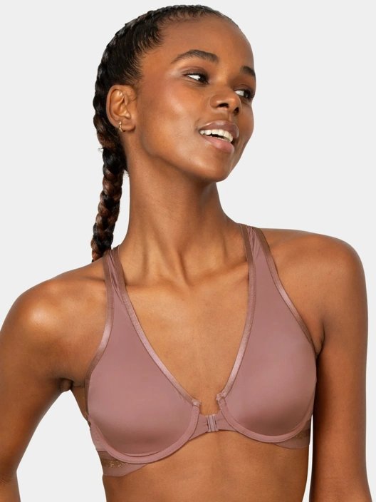 Fruit Of The Loom 'Game Changer' Front And Back Close Racerback Bra 2 Pack
