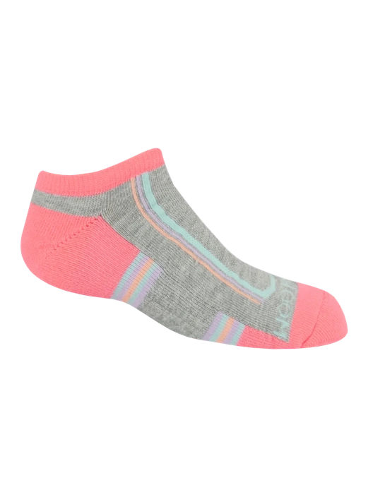 Fruit Of The Loom Girls' Active No Show Socks Assorted 6 Pack