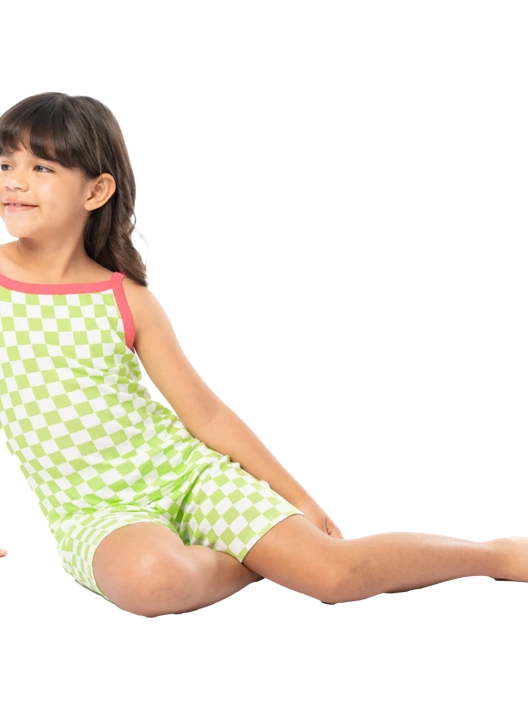 Fruit Of The Loom Girls' Energize Snug Fit Pajama 4 Piece Sleep Set