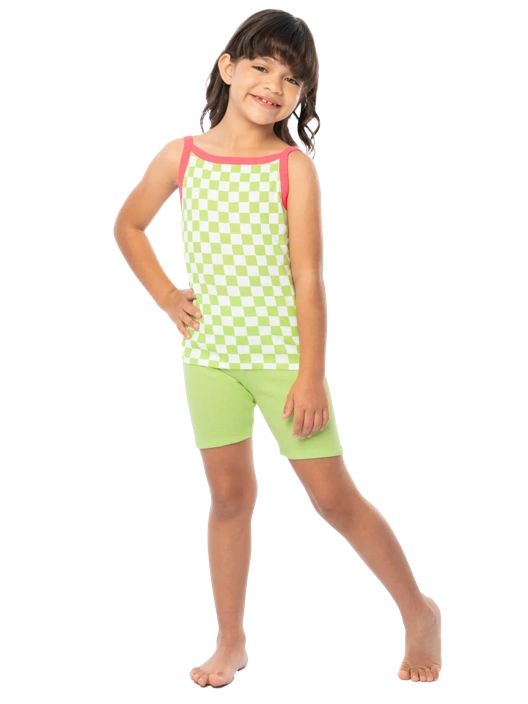 Fruit Of The Loom Girls' Energize Snug Fit Pajama 4 Piece Sleep Set