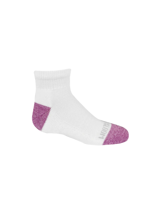Fruit Of The Loom Girls' Sport Ankle Socks White 10 Pack
