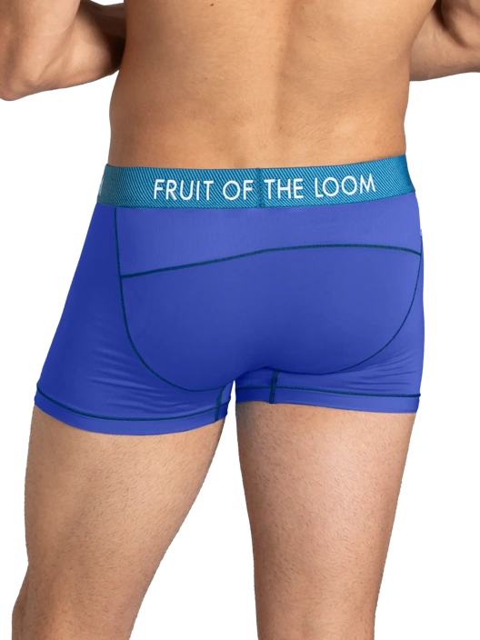 Fruit Of The Loom Men's 360 Stretch Active Mesh Zones Trunk Assorted 3 Pack