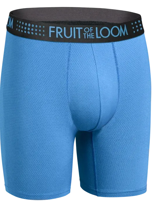 Fruit Of The Loom Men's Breathable Micro-Mesh Boxer Brief Assorted 3 Pack