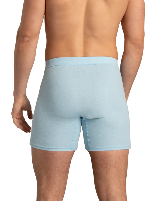 Fruit Of The Loom Men's CoolZone® Covered Waistband Boxer Brief Assorted 6 Pack