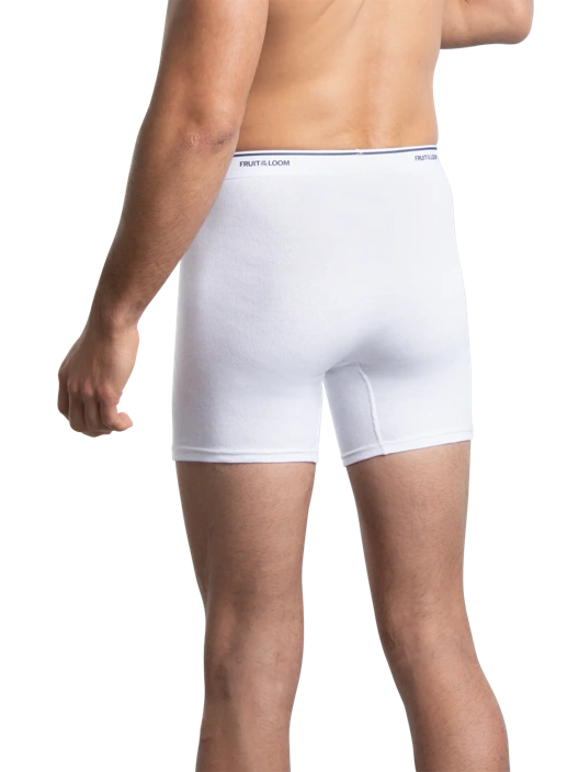 Fruit Of The Loom Men's CoolZone® Fly Boxer Briefs White 7 Pack