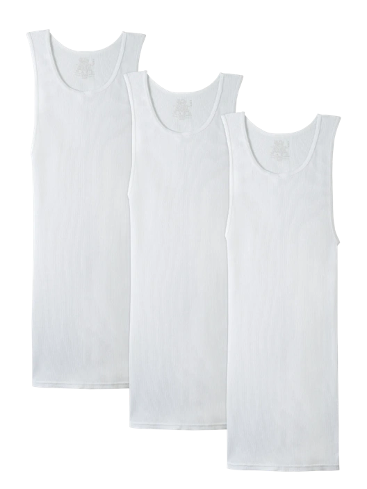 fruit of the loom Men's Cotton A-Shirt White 3 Pack fruit of the loom Men's Cotton A-Shirt White 3 Pack