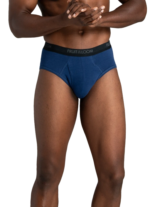 Fruit Of The Loom Men's Cotton Stretch Brief Assorted 6 Pack