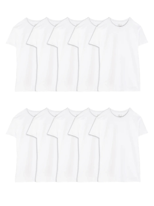 fruit of the loom Men's Crew Undershirt White 10 Pack fruit of the loom Men's Crew Undershirt White 10 Pack