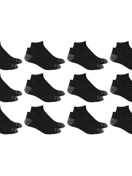 Fruit Of The Loom Men's Dual Defense® Low Cut Socks 12 Pack