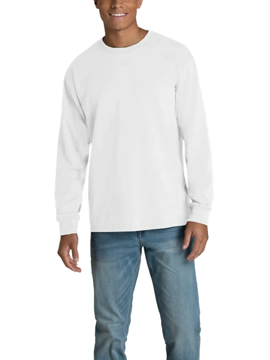Fruit Of The Loom Men's Eversoft®  2 Pack Long Sleeve T-shirt