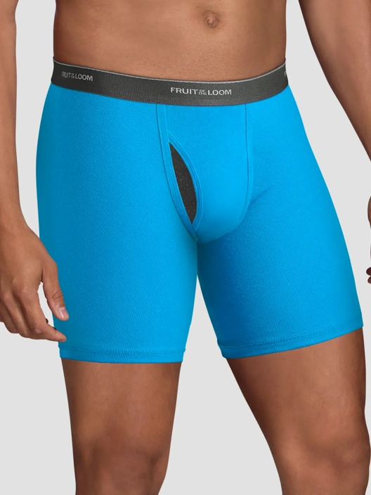 Fruit Of The Loom Men's EverSoft® CoolZone® Assorted Boxer Briefs 5 Pack