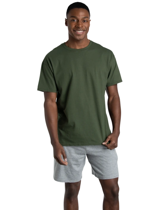 Fruit Of The Loom Men’s Eversoft®  Jersey Shorts Extended Sizes 2 Pack