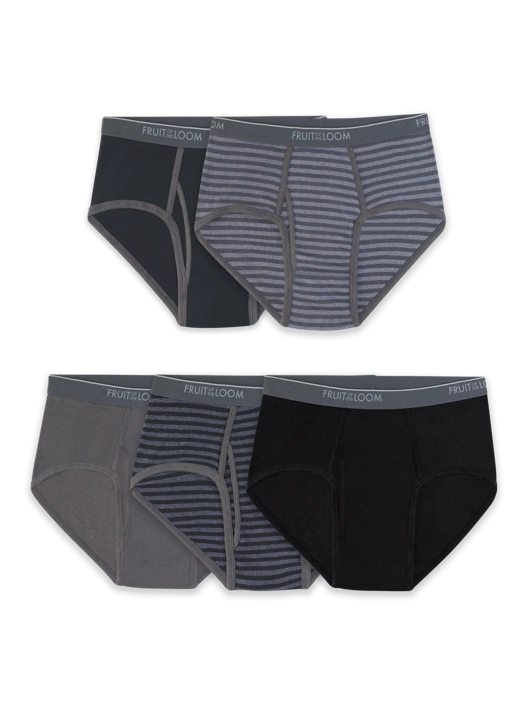 fruit of the loom Men's Fashion Briefs Assorted Stripe and Solid 6 Pack fruit of the loom Men's Fashion Briefs Assorted Stripe and Solid 6 Pack