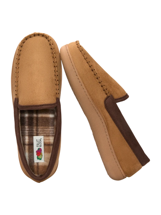 fruit of the loom Men's Microsuede Venetian Slipper fruit of the loom Men's Microsuede Venetian Slipper