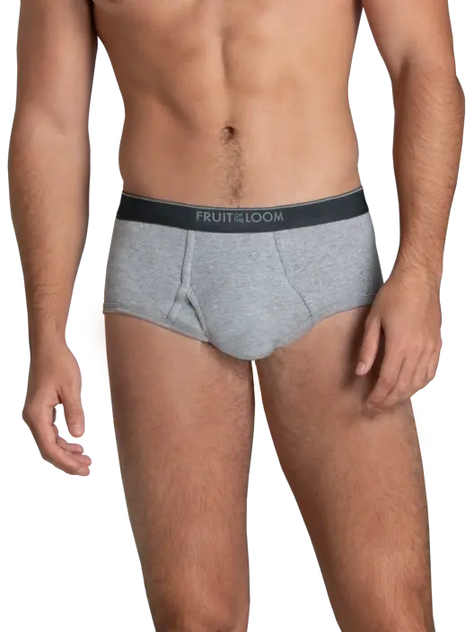 Fruit Of The Loom Men's Mid-Rise Brief Assorted 6 Pack