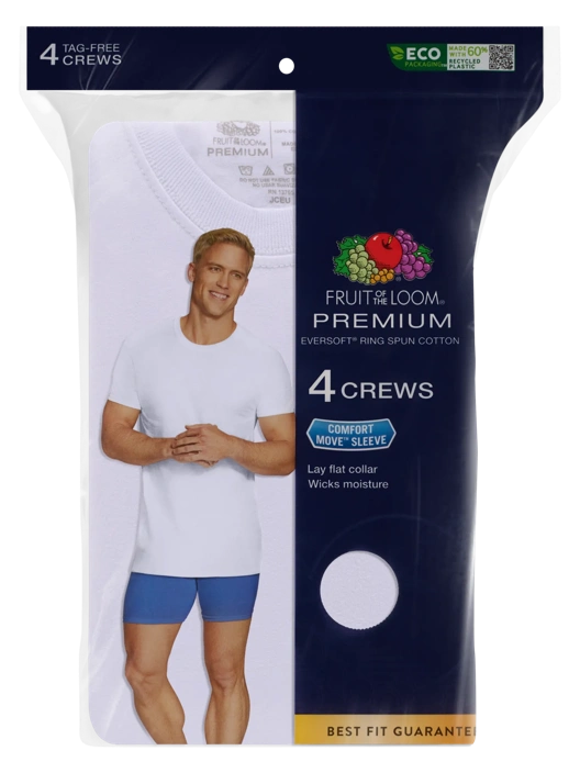 fruit of the loom Men's Signature Undershirt White 4 Pack fruit of the loom Men's Signature Undershirt White 4 Pack