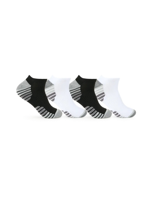 fruit of the loom Men's Sport Silicone Liner Sock 4 Pack