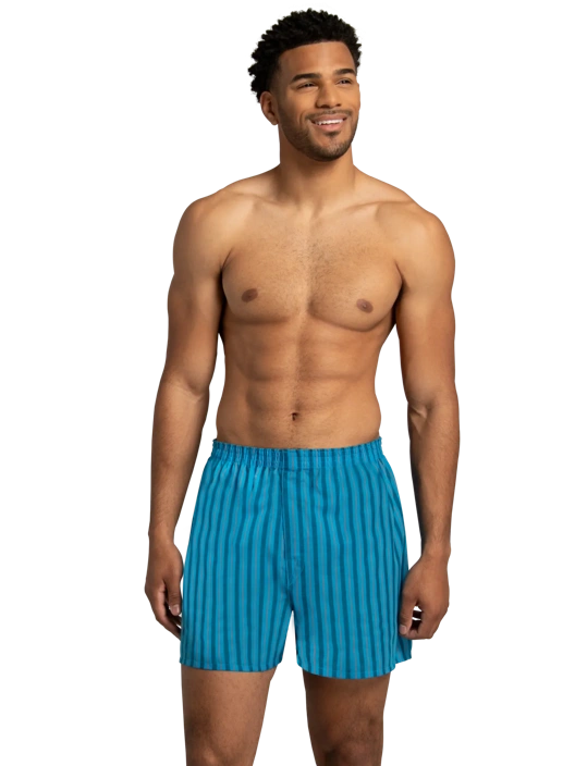 Fruit Of The Loom Men's Tartan Boxer Assorted 6 Pack