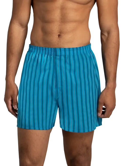 Fruit Of The Loom Men's Tartan Boxer Assorted 6 Pack