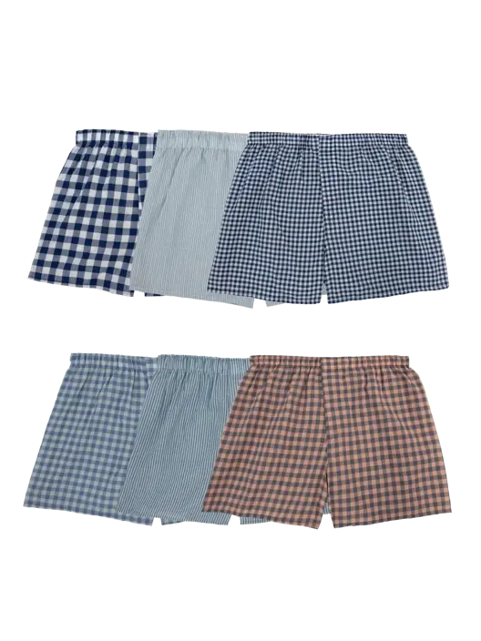 fruit of the loom Men's Tartan Boxer Assorted 6 Pack fruit of the loom Men's Tartan Boxer Assorted 6 Pack