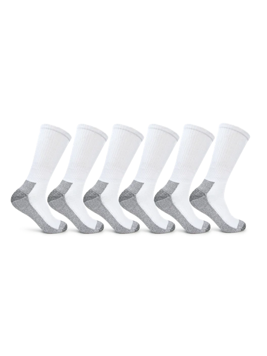 Fruit Of The Loom Men's Work Gear™ Crew Sock 6 Pack