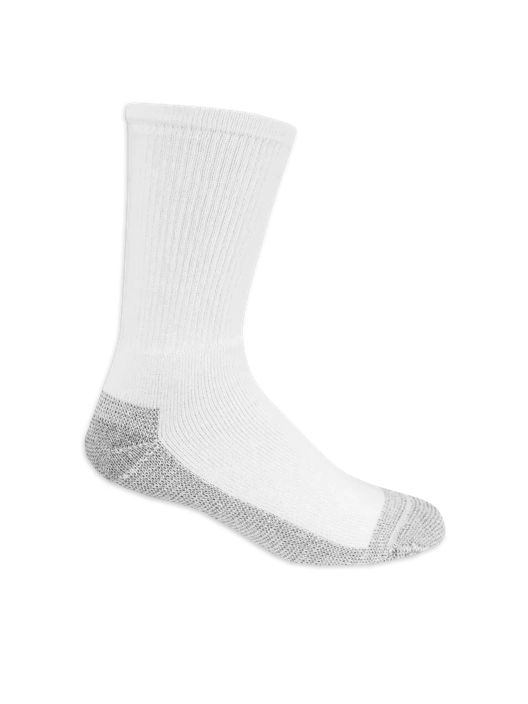 Fruit Of The Loom Men's Work Gear™ Crew Socks White 10 Pack