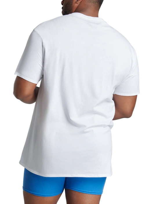 Fruit Of The Loom Tall Men's Short Sleeve Crew T-Shirt White 6 Pack