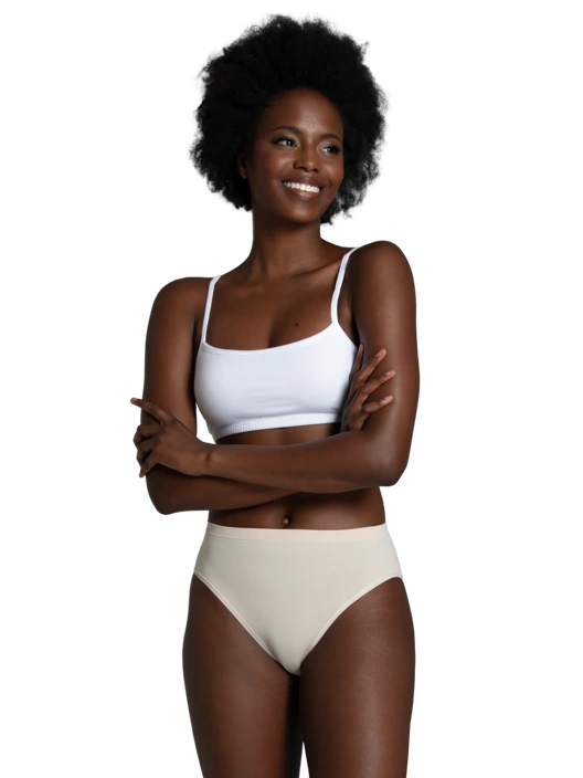 Fruit Of The Loom Women's 360 Stretch Seamless Hi-Cut Panty Assorted 6 Pack
