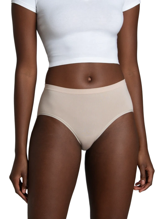 Fruit Of The Loom Women's 360 Stretch Seamless Hipster Panty Assorted 6 Pack
