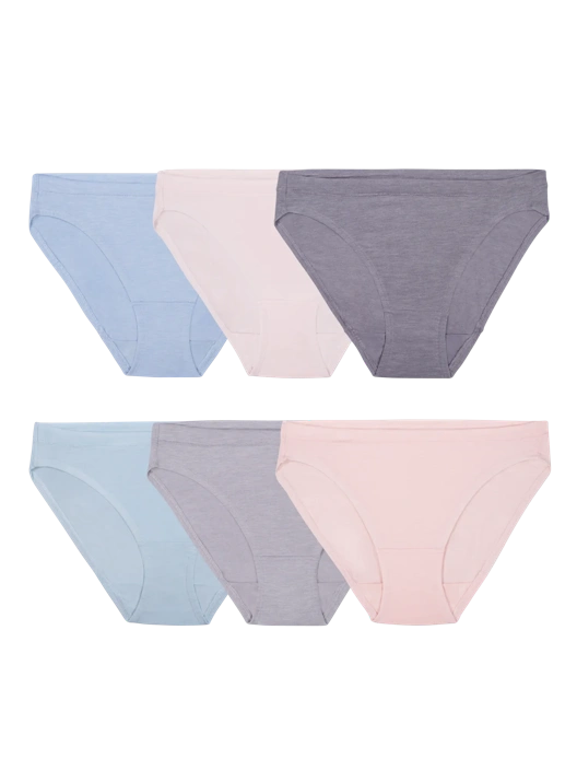 fruit of the loom Women's Beyondsoft Bikini Panty Assorted 6 Pack