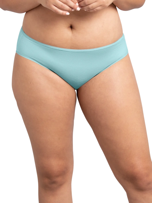 Fruit Of The Loom Women's Breathable Cooling Stripes™ Bikini Panty Assorted 6 Pack
