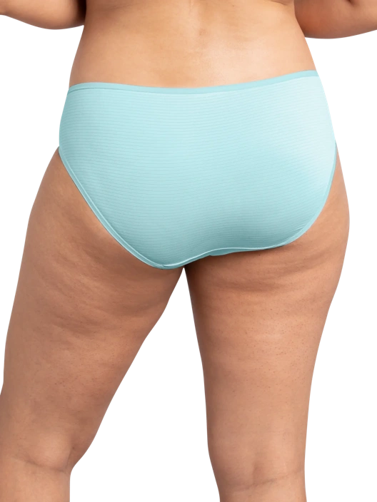 Fruit Of The Loom Women's Breathable Cooling Stripes™ Bikini Panty Assorted 6 Pack
