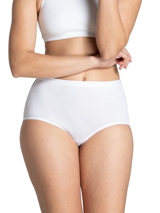 Fruit Of The Loom Women's Breathable Cotton Stretch Mesh Brief Panty Assorted 6 Pack