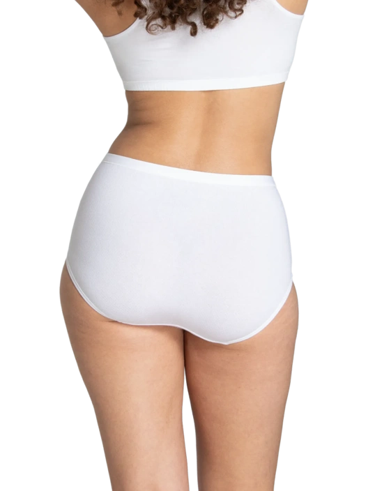 Fruit Of The Loom Women's Breathable Cotton Stretch Mesh Brief Panty Assorted 6 Pack