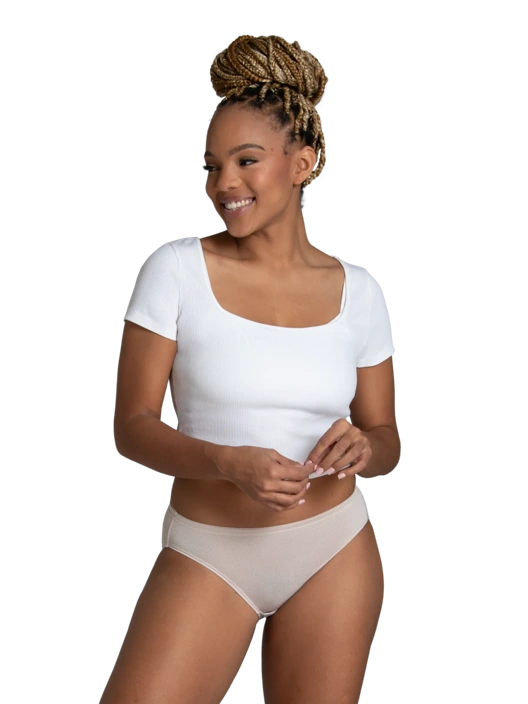fruit of the loom Women's Breathable Micro-Mesh Bikini Panty Assorted 6 Pack
