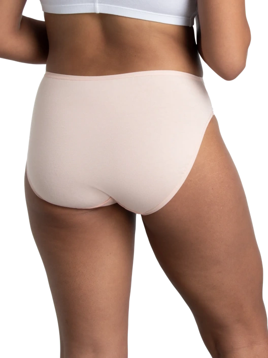 Fruit Of The Loom Women's CoolBlend Hi-Cut Panty Assorted 4 Pack