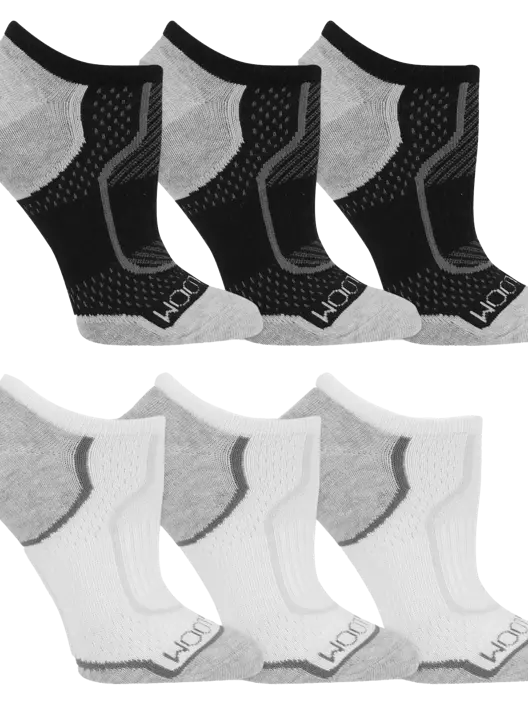 Fruit Of The Loom Women's CoolZone® No Show Socks Assorted 6 Pack