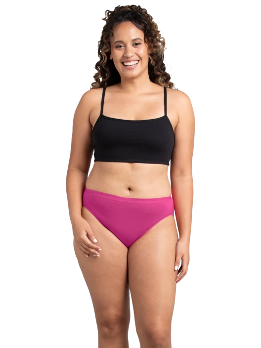 Fruit Of The Loom Women's Cotton Assorted Hi-Cut Underwear 12 Pack